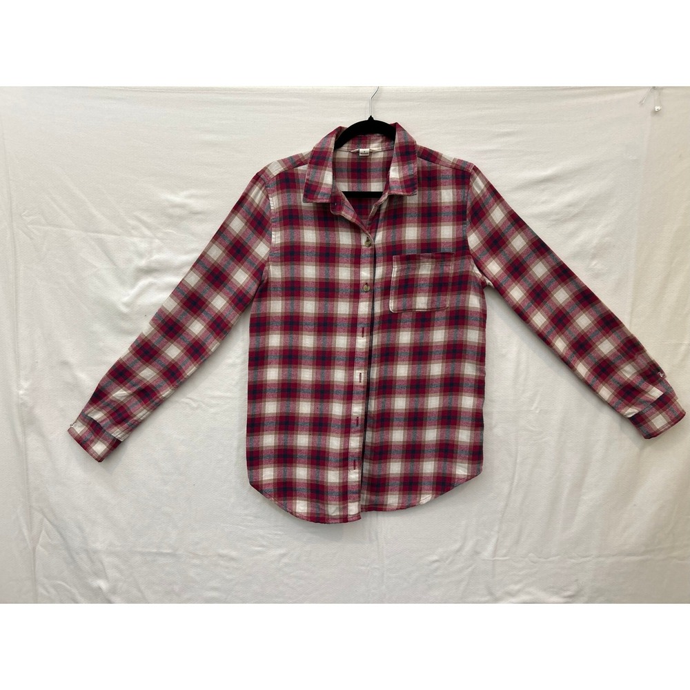 Aeropostale Women Size Small Long Sleeve Shirt Plaid Flannel